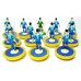 Subbuteo Andrew Table Soccer Suzuki Moto GP Team on Classic Lightweight bases custom team